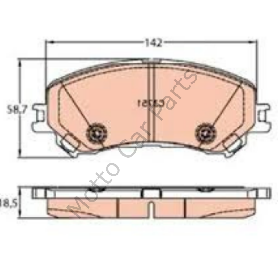 TRW Ön Balata GDB 2152 / Ön Balata / Talısman Ön Fren Balatası  / Megane 4-IV Ön Fren Balatası